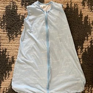 Boys sleep slack. Blue with white accents.